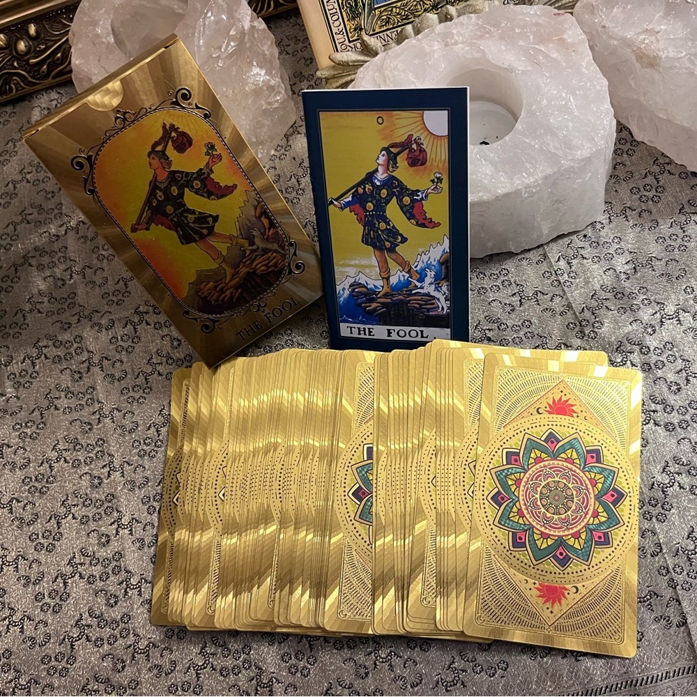 Gold Foil Tarot deck. New and unused!